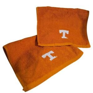 Set 2 Orange Tennessee Volunteers College Football QB Game Towel Embroidered